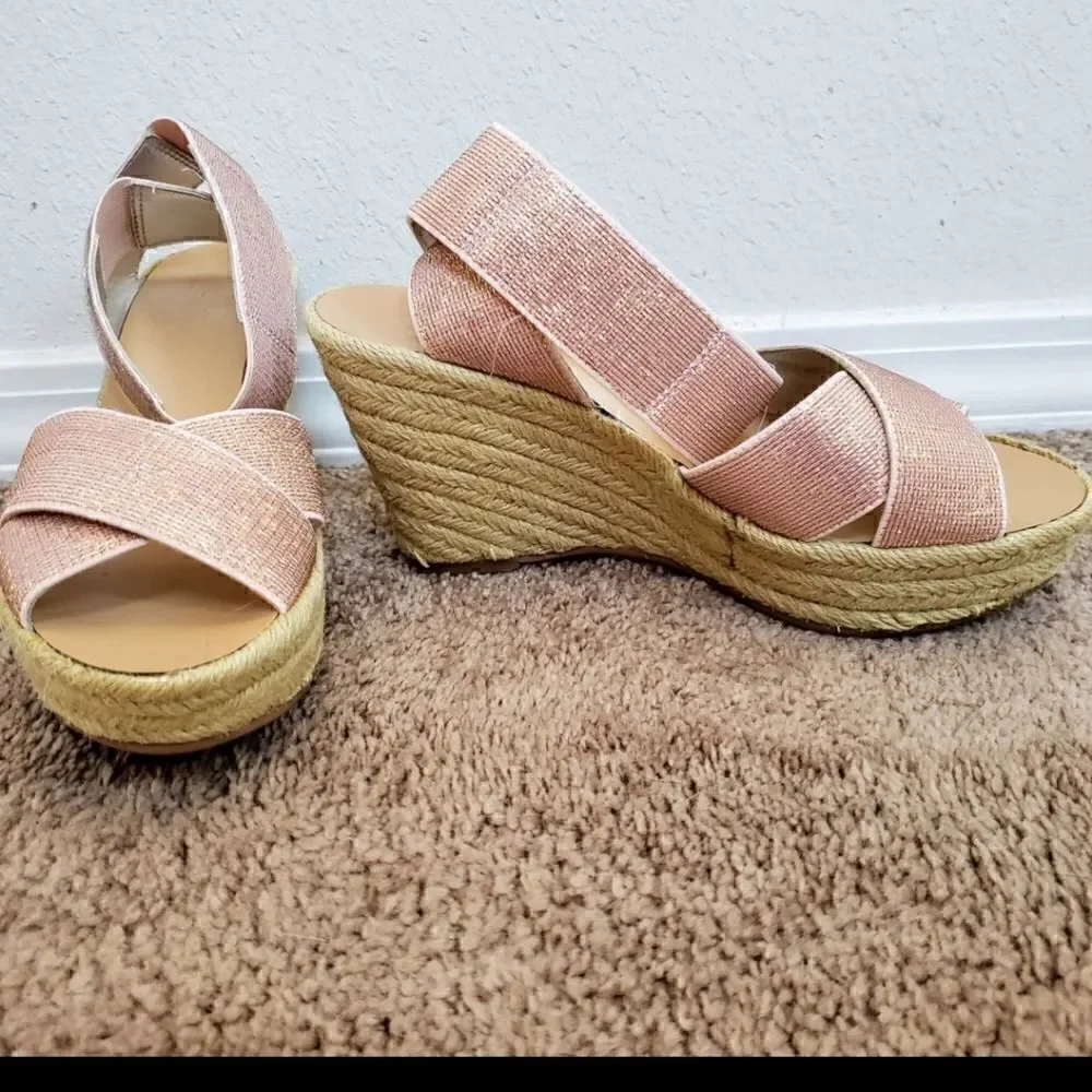 Belle Sigerson Morrison Strappy Wedge Sandals 6.5